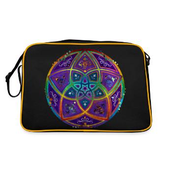 Vénus Fleur / Fleur d'Amour - FINEART - Oriental - Sac Retro - noir/or - Dos