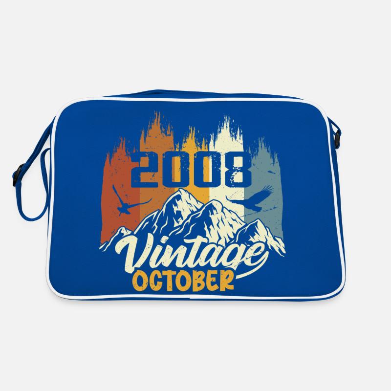 Né en octobre 2008 - Anniversaire octobre 2008 Sac Retro