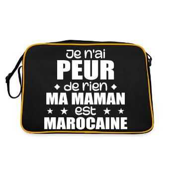 Je n'ai peur de rien ma maman est Marocaine - Sac Retro - noir/or - Dos