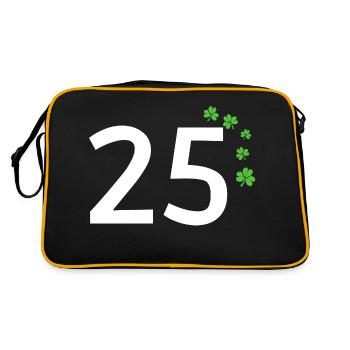 25 - Sac Retro - noir/or - Dos