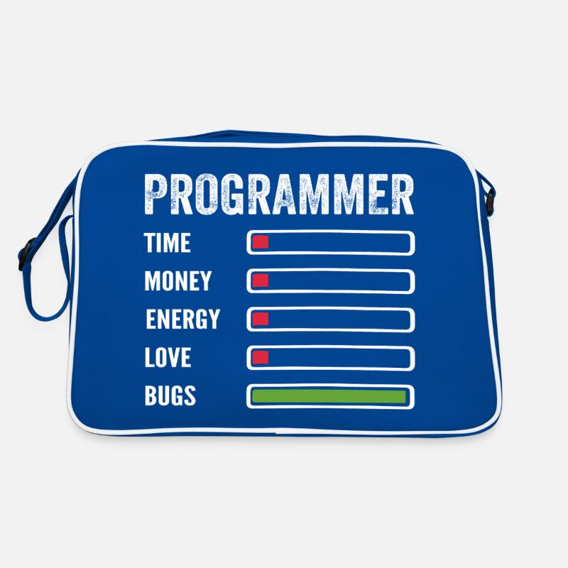 Entwickler Humor Programmierer Programmierer Programmierer Retro Tasche
