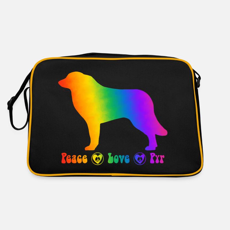 Pyrenean mountain dog, fully customizable as desired Retro Bag