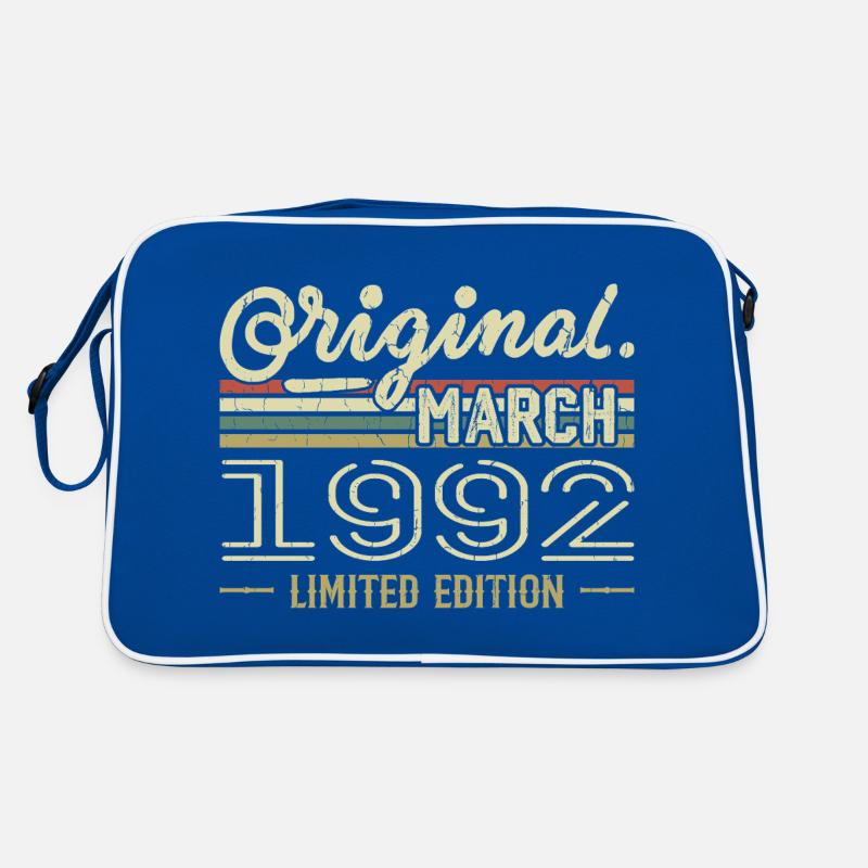 Né en Mars 1992 Cadeau Anniversaire Mars 1992 Sac Retro
