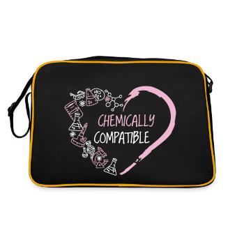 Chimiquement compatible - In Love Chemistry Science - Sac Retro - noir/or - Dos