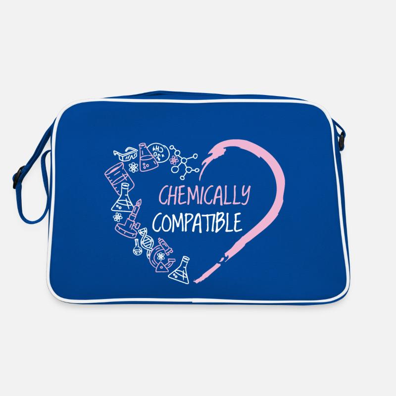 Chemically compatible In Love Chemistry & Science Retro Bag