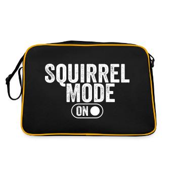 Squirrel mode on - Sac Retro - noir/or - Dos