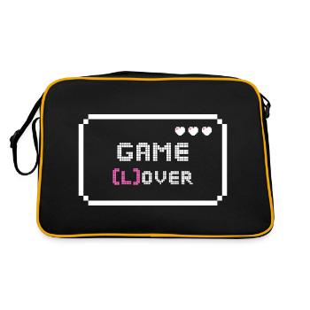 Game Lover design - Retro Bag - black/gold - Back