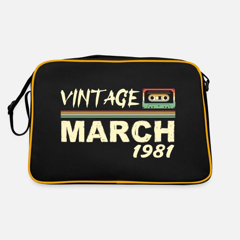 März 1981 - März 1981 Retro Tasche