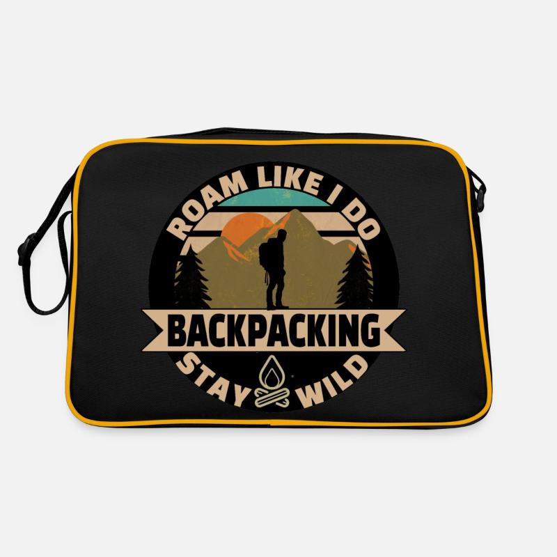 Backpackers design backpacking Retro Bag