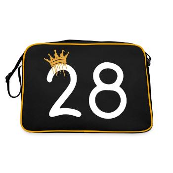 28 - Retro Bag - black/gold - Back