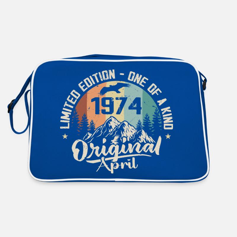 Geburtstagsgeschenk April 1974 April 1974 Retro Tasche