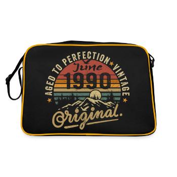 Anniversaire Juin 1990 Juin 1990 Juin 1990 - Sac Retro - noir/or - Dos