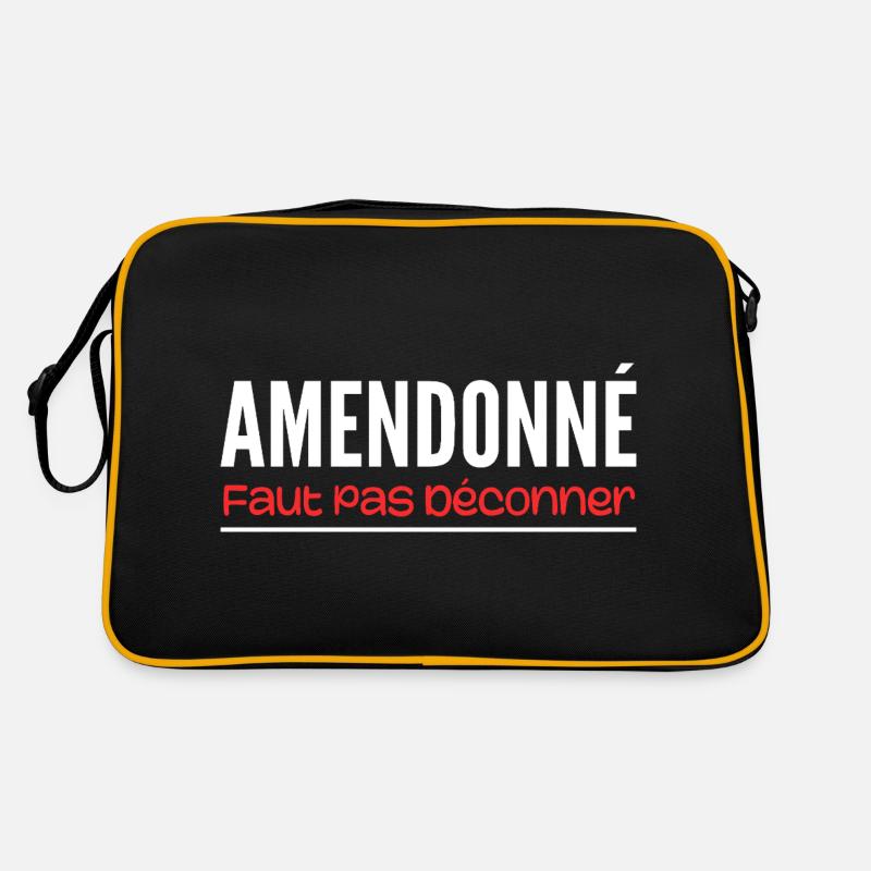 amendonné faut pas déconner Sac Retro