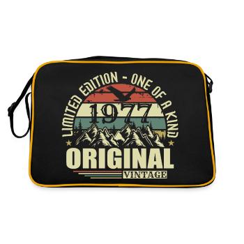 Original 1977 Vintage Retro Vintage 1977 Born - Retro Bag - black/gold - Back