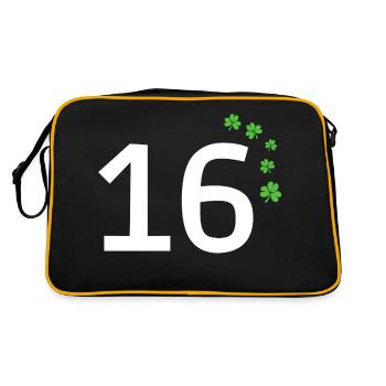 16 - Retro Bag - black/gold - Back