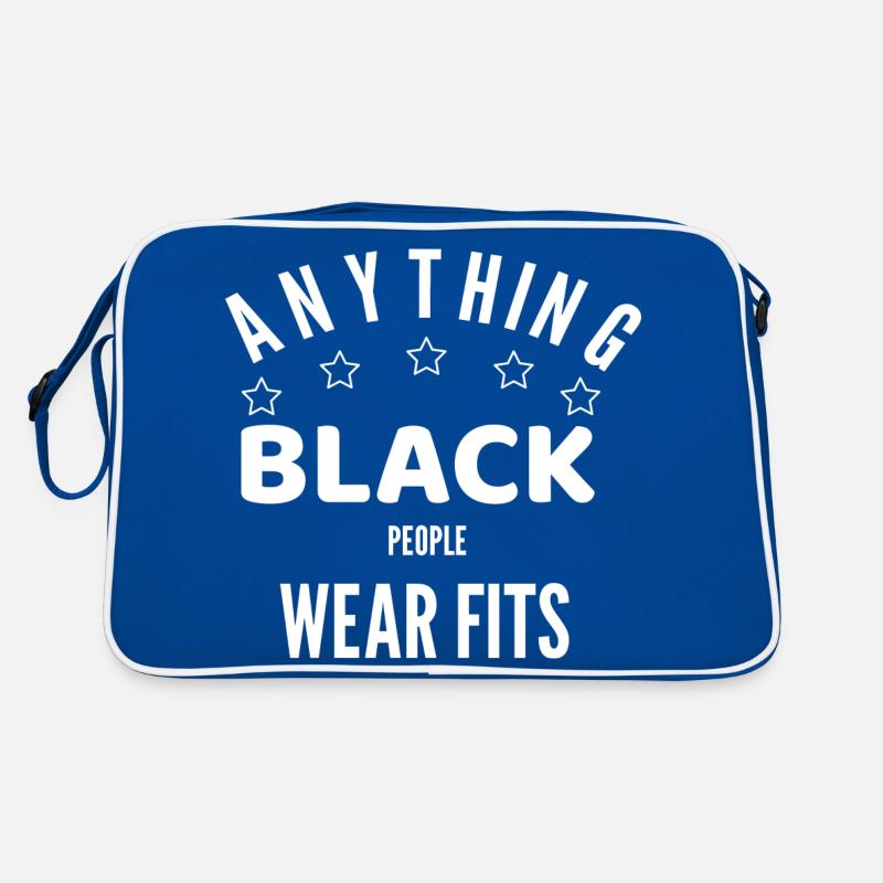 TOUT CE QUE LES NOIRS PORTENT CONVIENT Sac Retro