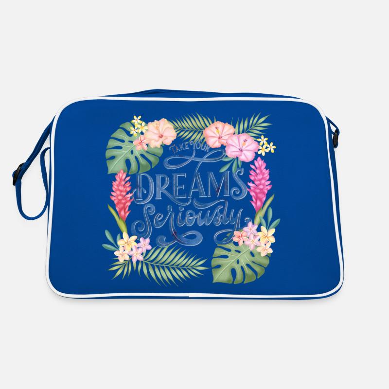 Glaub an deine Träume Retro Tasche