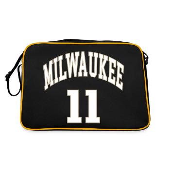 Milwaukee 11 - Retro Bag - black/gold - Back