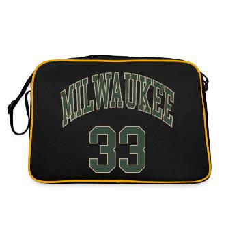 Milwaukee 33 - Retro Bag - black/gold - Back