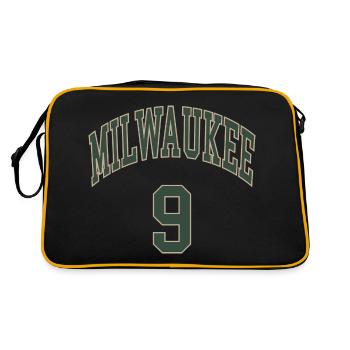 Milwaukee 9 - Retro Bag - black/gold - Back