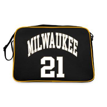 Milwaukee 21 - Retro Bag - black/gold - Back