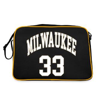 Milwaukee 33 - Retro Bag - black/gold - Back