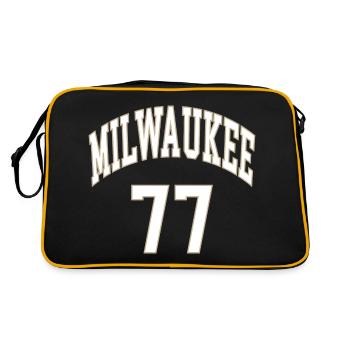 Milwaukee 77 - Retro Bag - black/gold - Back