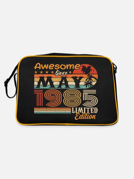 May 1985 - Year 1985 Jubilee - May 1985 - Retro Bag - black/gold - Back