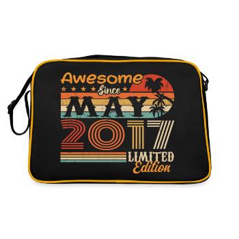 Mai 2017 - Millésime 2017 Anniversaire - Mai 2017 - Sac Retro - noir/or - Dos