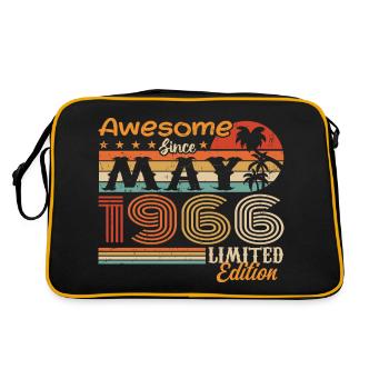 Mai 1966 - Millésime 1966 Jubilé - Mai 1966 - Sac Retro - noir/or - Dos