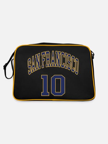 San Francisco 10 - Retro Bag - black/gold - Back