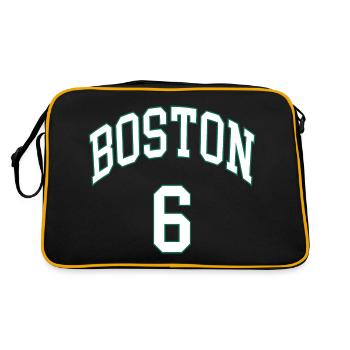 Boston 6 - Sac Retro - noir/or - Dos