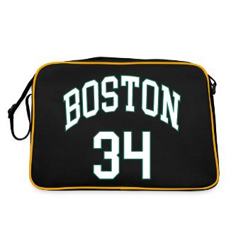 Boston 34 - Sac Retro - noir/or - Dos