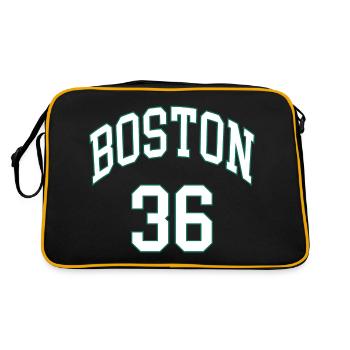 Boston 36 - Sac Retro - noir/or - Dos