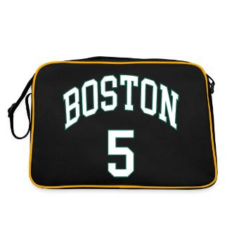 Boston 5 - Sac Retro - noir/or - Dos