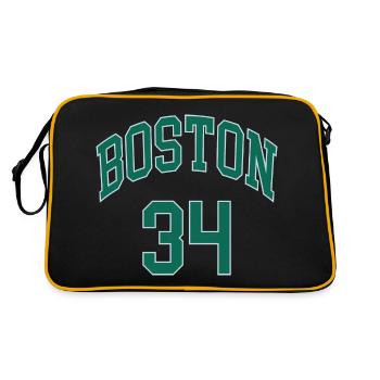 Boston 34 - Sac Retro - noir/or - Dos