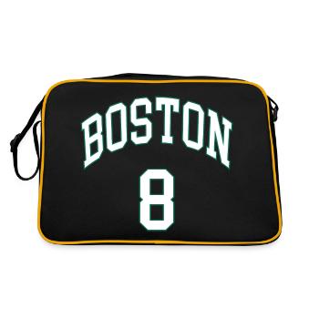 Boston 8 - Sac Retro - noir/or - Dos