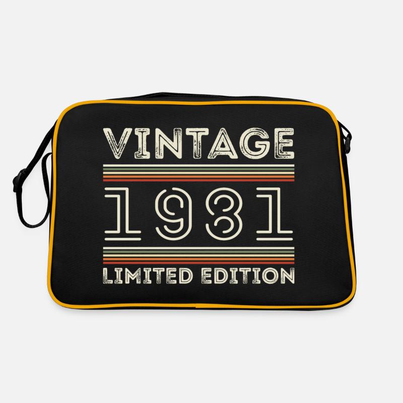 Vintage 1981 - Year 1981 Birthday Gift 1981 Retro Bag