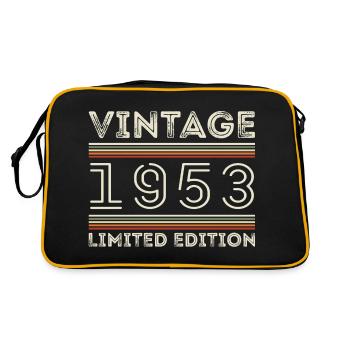 Millésime 1953 - Année 1953 Cadeau d’anniversaire 1953 - Sac Retro - noir/or - Dos
