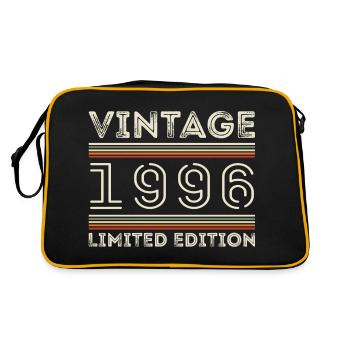 Millésime 1996 - Année 1996 Cadeau d’anniversaire 1996 - Sac Retro - noir/or - Dos