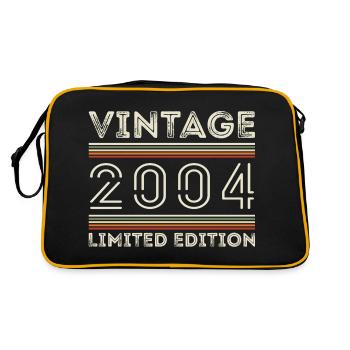Millésime 2004 - Année 2004 Cadeau d’anniversaire 2004 - Sac Retro - noir/or - Dos
