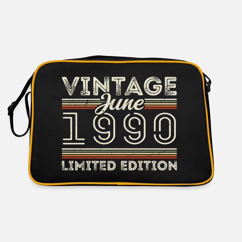 June 1990 June Birthday Present June 1990 Retro Bag