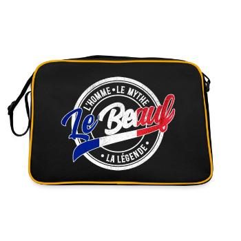 Beauf Homme Mythe Légende Beau-Frère - Sac Retro - noir/or - Dos