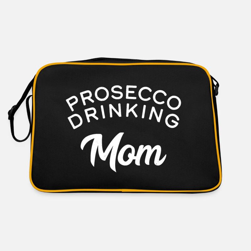 Prosecco Drinking Mom Retro Bag