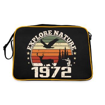 Cadeau Anniversaire 1972 Classique Chasseur 1972 - Sac Retro - noir/or - Dos