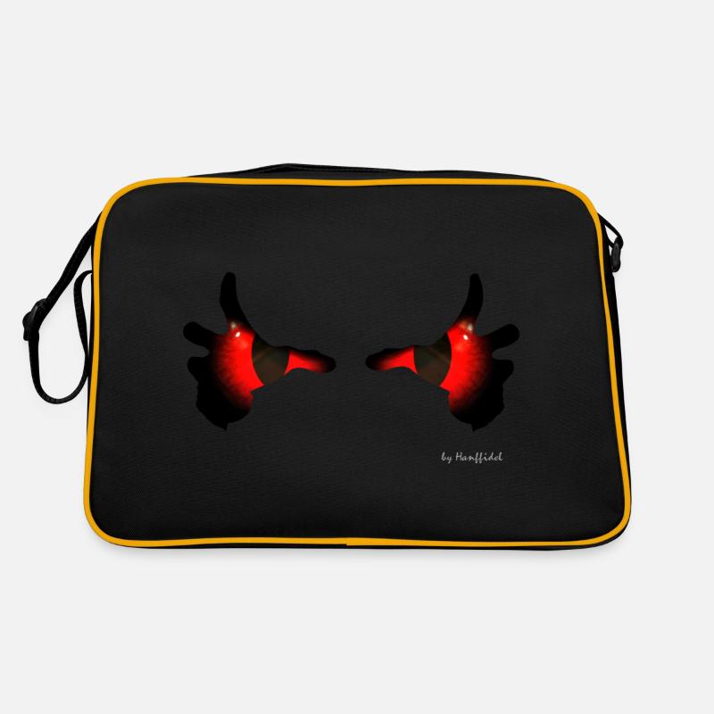 Devil Eyes Retro Tasche