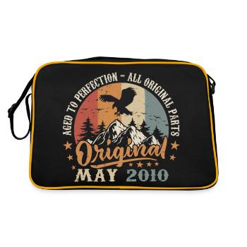 May 2010 Birthday Gift 2010 May - May 2010 - Retro Bag - black/gold - Back
