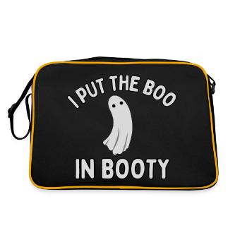 I Put The Boo in Booty - Retro Bag - black/gold - Back