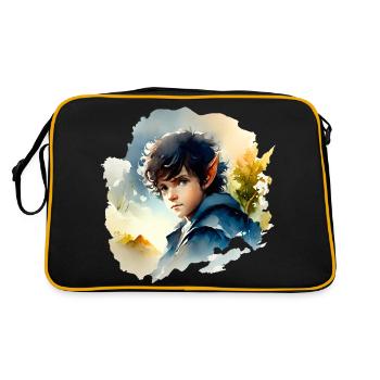 Fantaisie, Halfelin - Sac Retro - noir/or - Dos