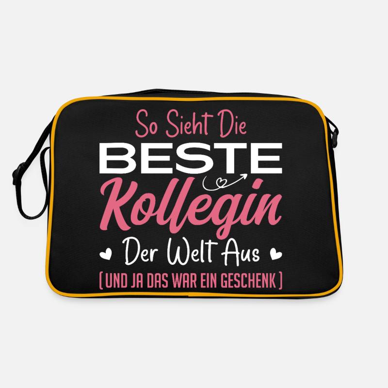 Work colleague Gift idea Best colleague Retro Bag